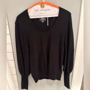NWT Anthropologie Maeve Cashmere Sweater Black Size Small